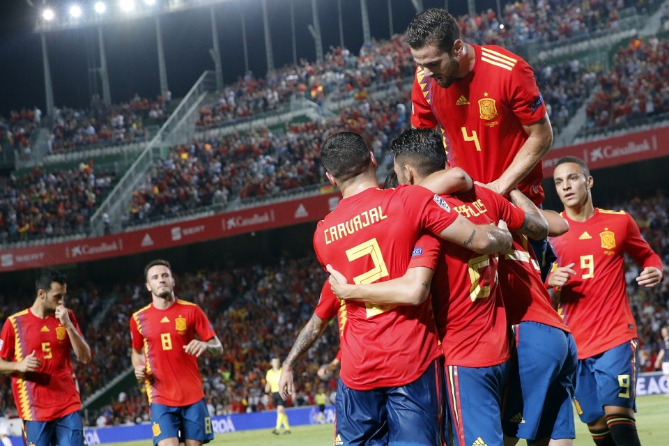Berita Bola-Selebrasi Timnas Spanyol Setelah Kalahkan Kroasia