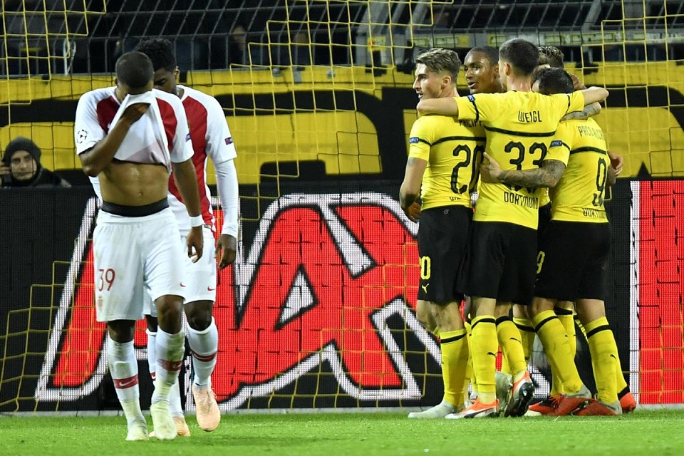 Kalahkan AS Monaco 3-0, Dortmund Kokoh di Puncak Klasemen