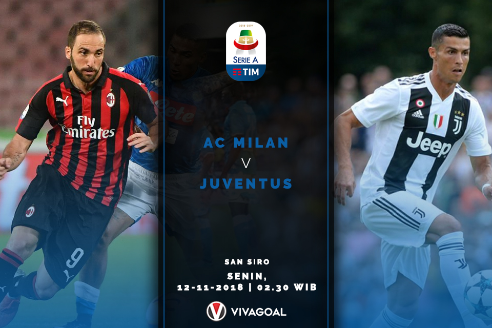 Serie A: Preview dan Fakta Pertandingan Juventus Vs AC Milan