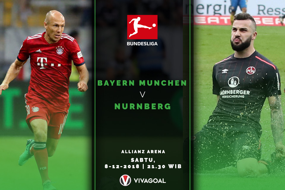 Bayern Diunggulkan atas Nurnberg