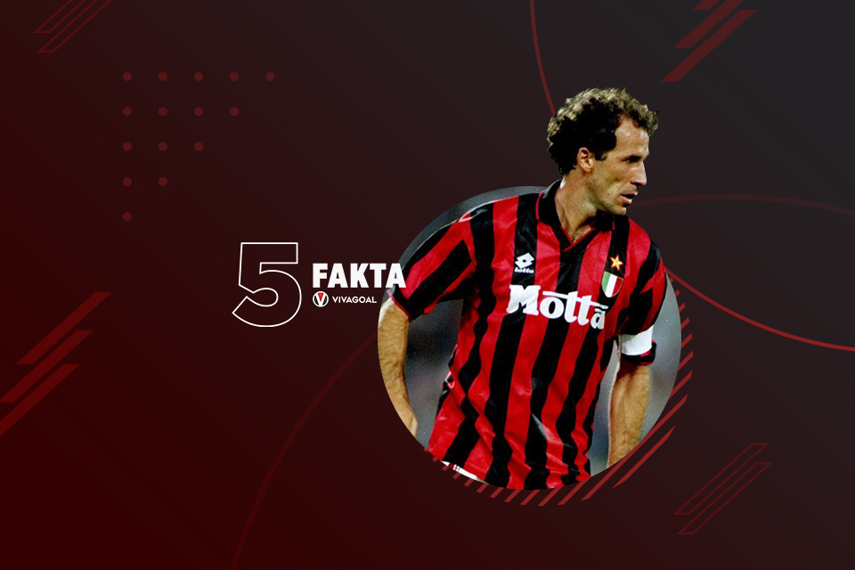 5 Fakta Legenda AC Milan Franco Baresi