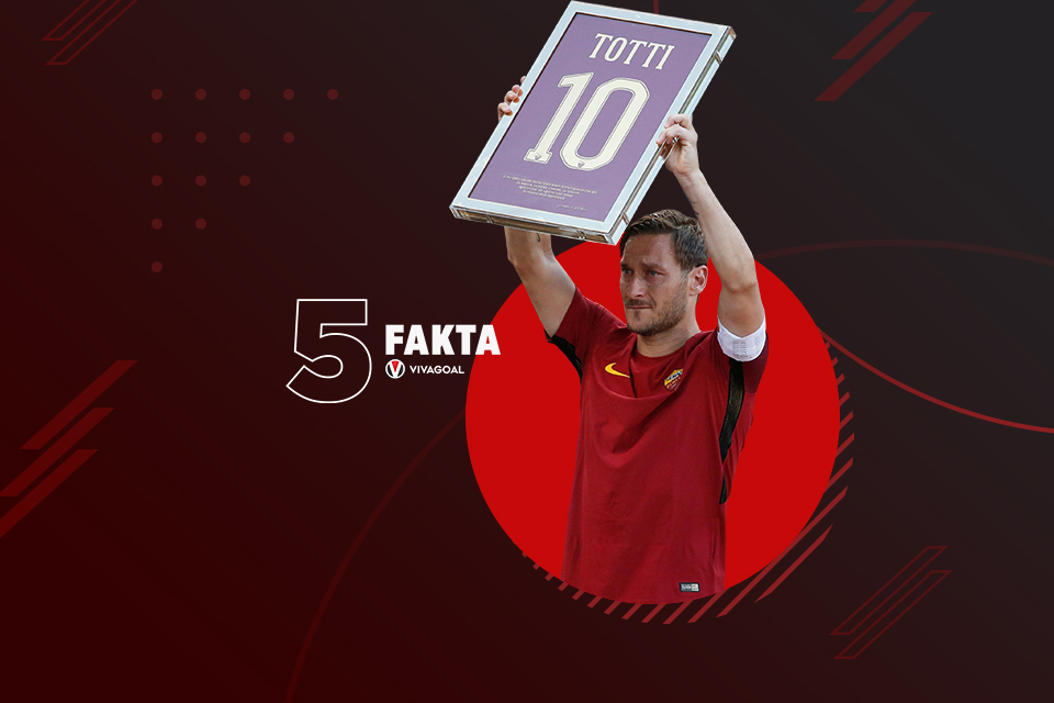 5 Fakta Sang Legenda Francesco Totti