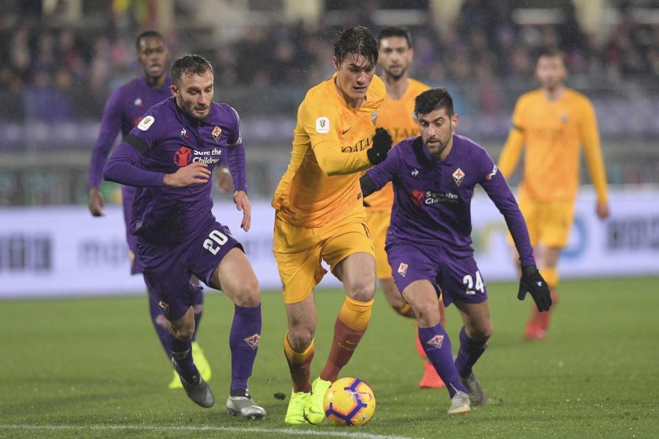 Coppa Italia; Fiorentina Bantai AS Roma 7-1