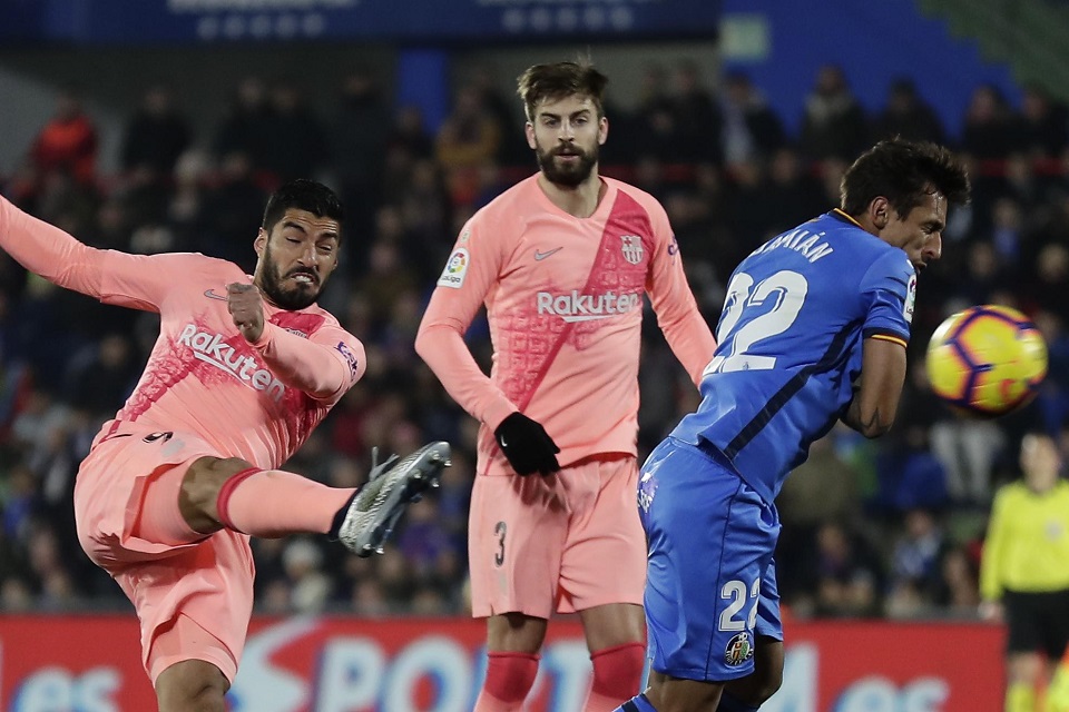 Messi dan Suarez Bawa Barcelona Unggul Atas Getafe
