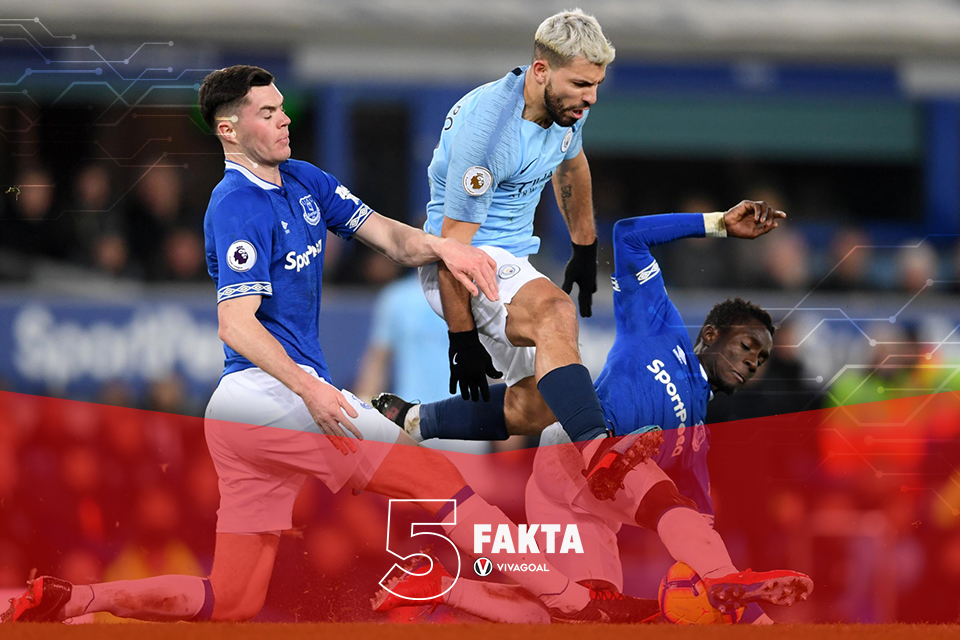 5 Fakta Kemenangan Manchester City Lawan Everton
