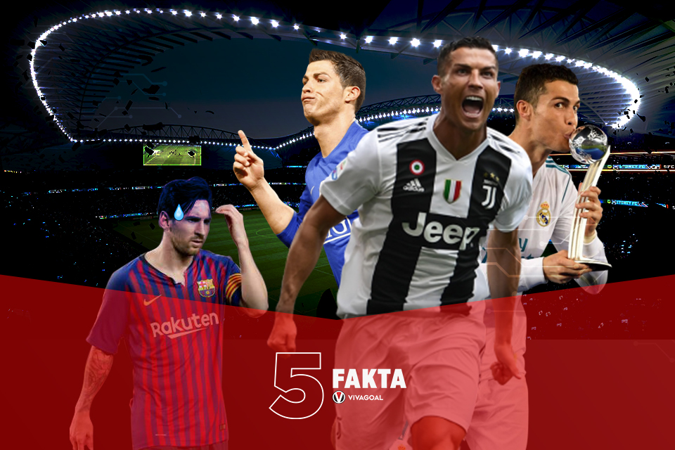 5 Fakta Rekor Ronaldo yang Mustahil Dikalahkan Messi