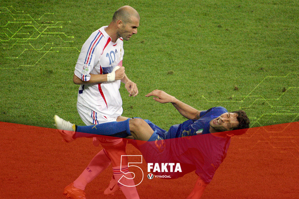 5 Fakta Kontroversial Zidane dan Materazzi di Piala Dunia 2006