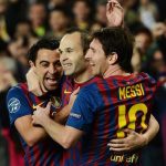 Messi Iniesta Xavi