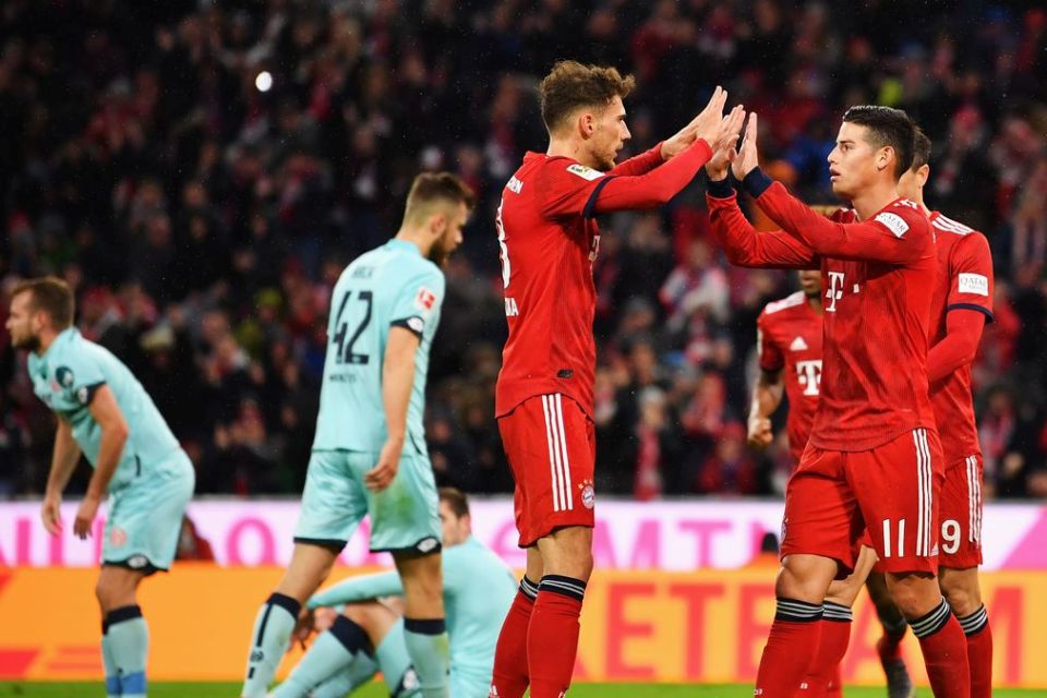 Gilas Mainz 6-0, Bayern Geser Dortmund di Puncak