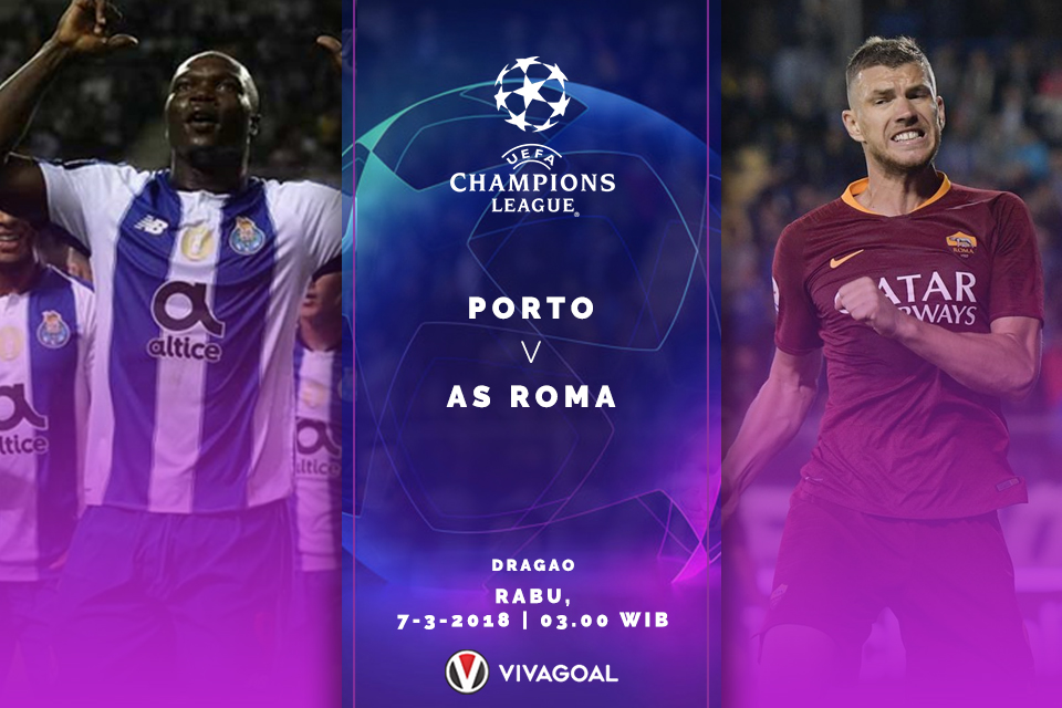 Prediksi Porto vs Roma Edin Dzeko Cs Layak Diunggulkan