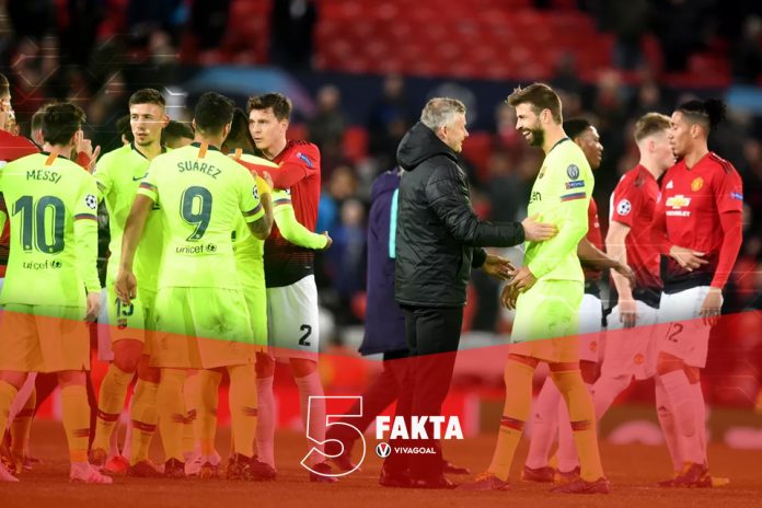 5 Fakta yang Jarang Terekspos Laga MU Vs Barcelona - Page 4 of 6