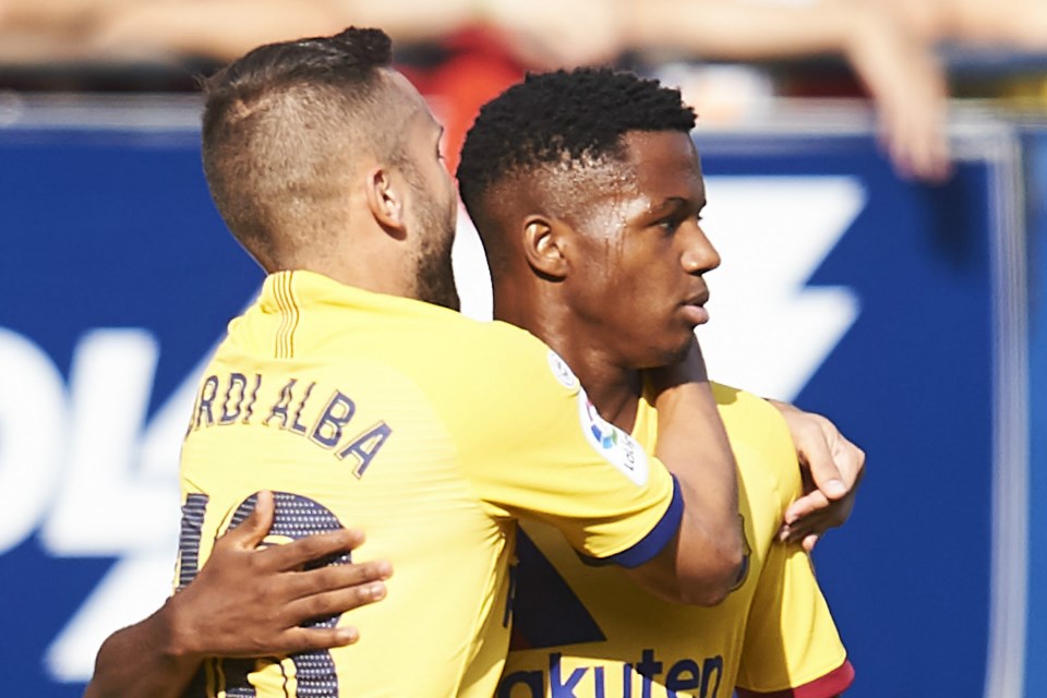 Cetak Gol, Ansu Fati Catatkan Sejarah untuk Sepak Bola Spanyol!