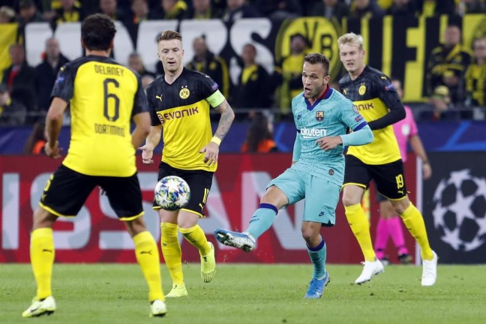 Hasil Liga Champions Duel Dortmund Lawan Barcelona Berakhir Sama Kuat
