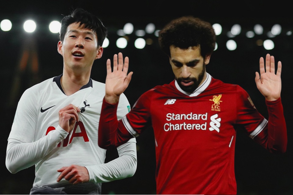 Mohamed Salah and Son Heung-min
