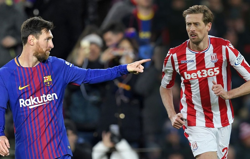 Lionel Messi Peter Crouch