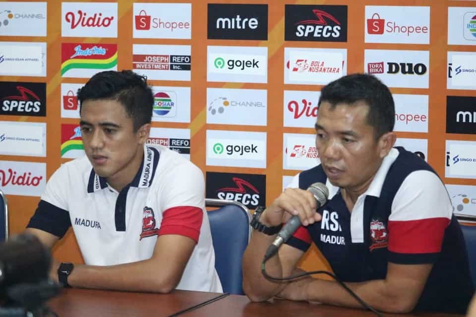 Pelatih Madura United Bantah Timnya Sengaja Mengalah Pada Persija