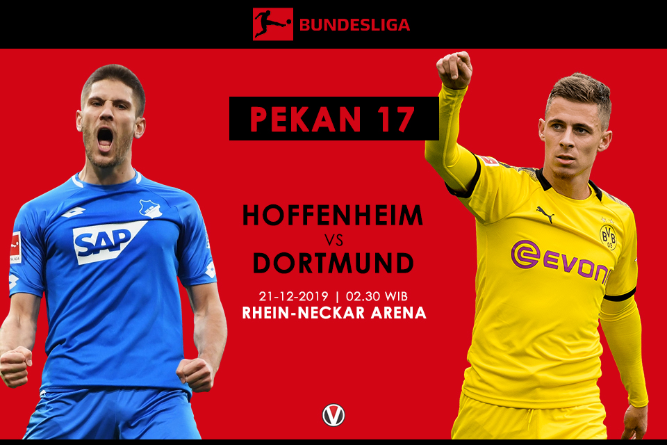 Prediksi Hoffenheim vs Dortmund: Tim Tamu Diatas Angin