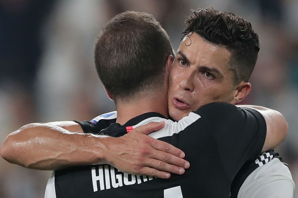 Cristiano Ronaldo dan Gonzalo Higuain