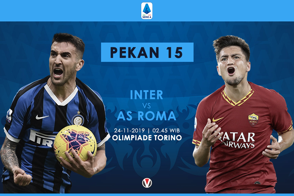 Prediksi Inter Milan Vs AS Roma: Misi Nerazurri Pertahankan Puncak Klasemen