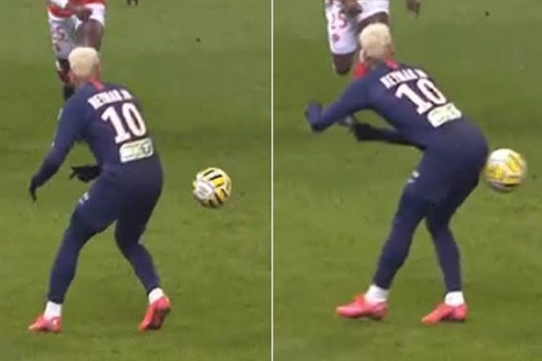 Aksi Neymar Buat Umpan Dengan Bokong Bikin Netizen Takjub