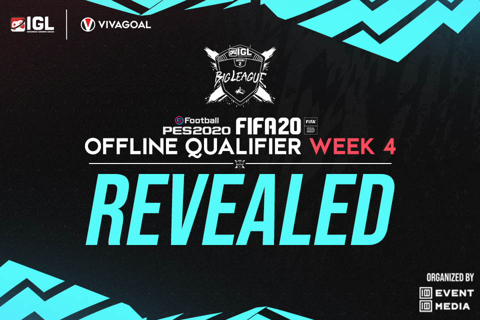 Hasil Offline Qualifier Minggu Keempat FIFA 20 & eFootball PES 2020 IGL