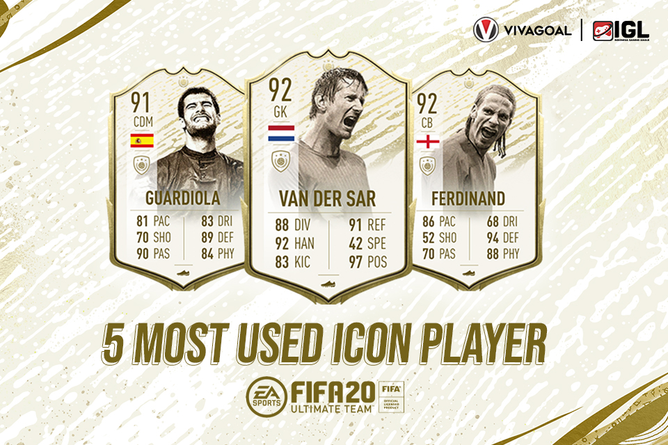 5 Icon Player Paling Sering Dipakai di FIFA 20 Utimate Team, Siapa Saja?