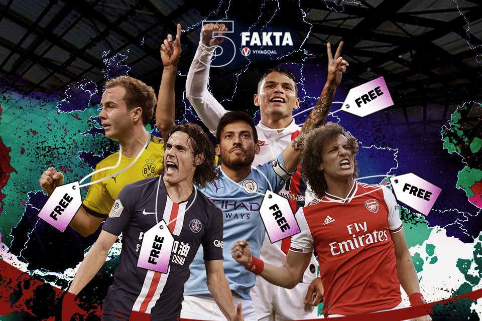 Lima Pemain Top Eropa yang Bisa Didapat Secara Gratis, Siapa Mau?