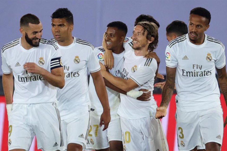Diambang Juara, Real Madrid Himbau Fans Rayakan Gelar Juara di Rumah Masing-Masing