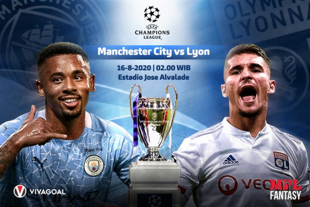 Manchester City Vs Lyon: Prediksi, H2H dan Rekomendasi Tim Fantasy