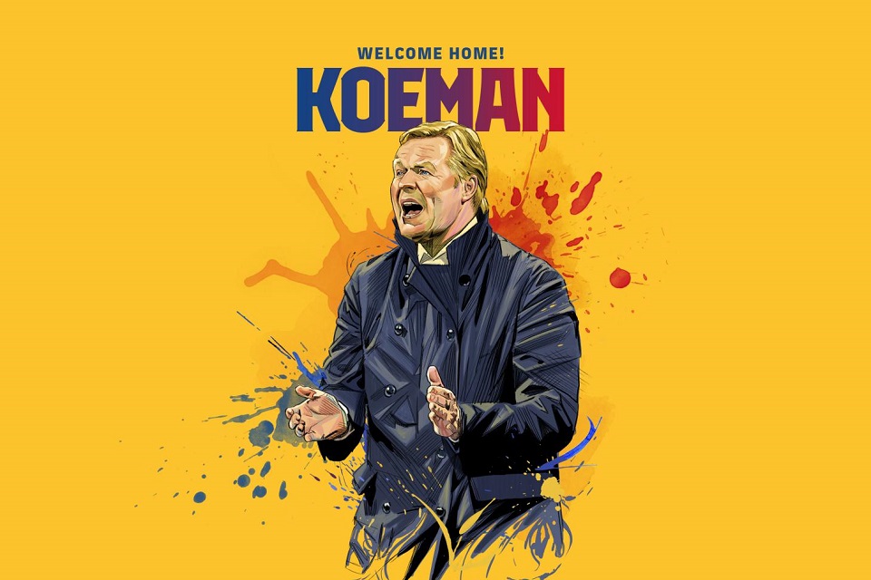 Ronald Koeman, pelatih anyar La Blaugrana (Sumber; FC Barcelona)
