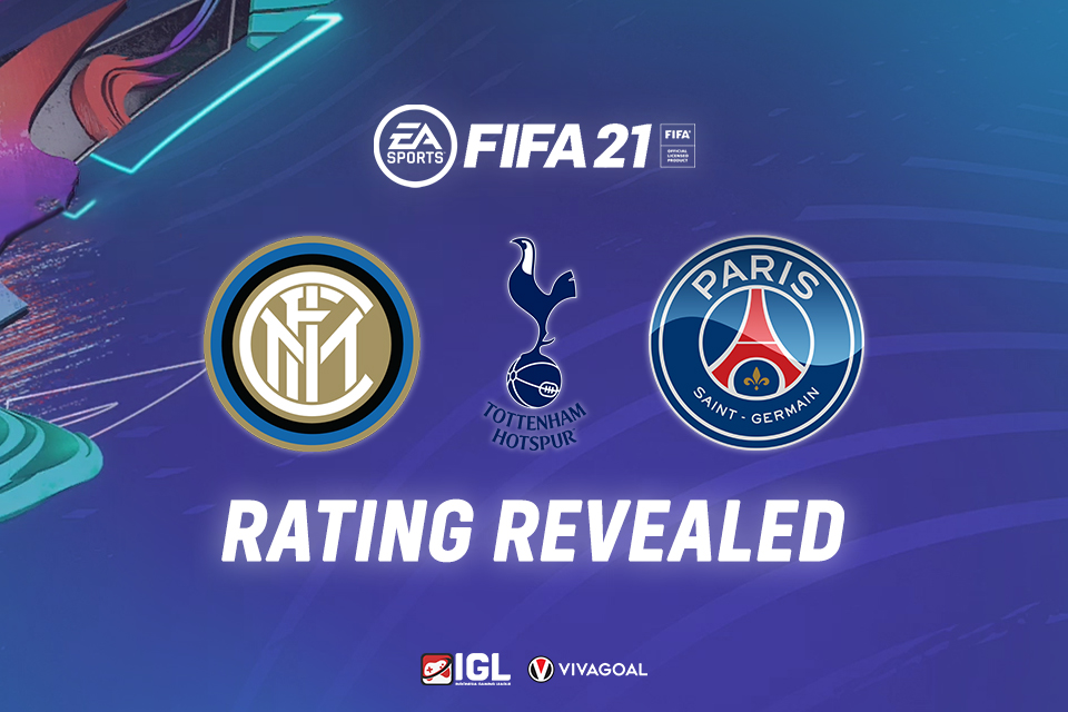 EA Sports Rilis Rating Pemain PSG, Inter Milan dan Tottenham Hotspur