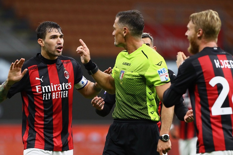 Tak Becus Pimpin Pertandingan, Wasit AC Milan vs AS Roma Dirumahkan