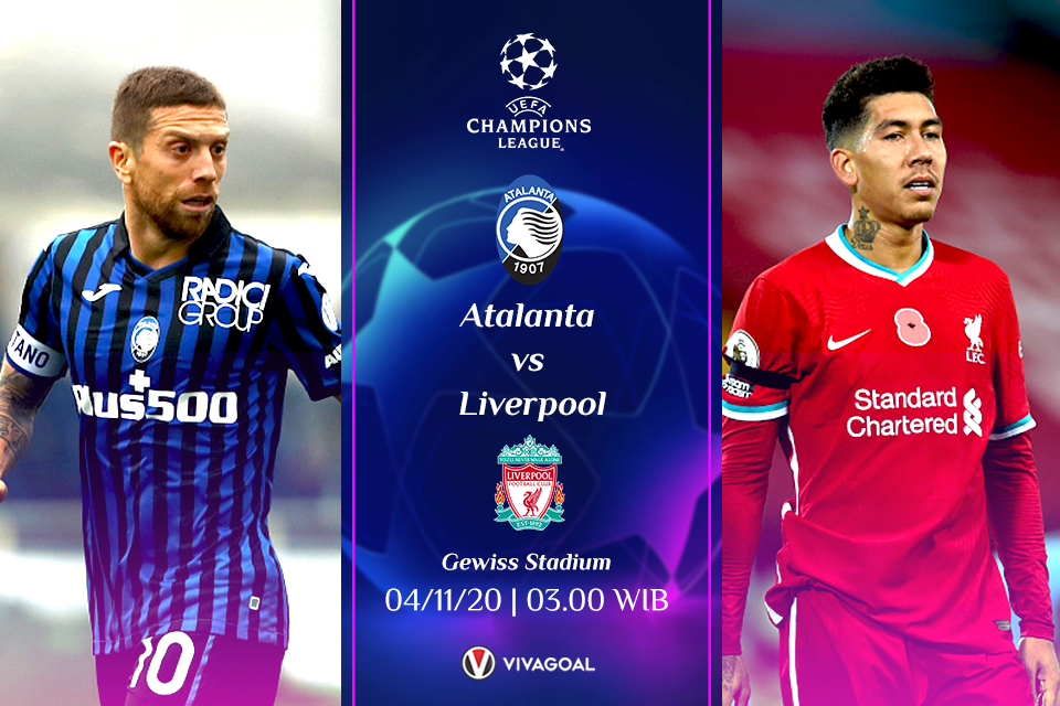 Atalanta vs Liverpool; Prediksi dan Live Streaming