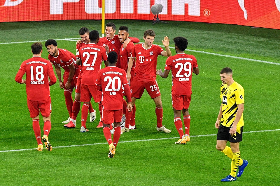 Bayern Munchen berhasil mengandaskan Borussia Dortmund