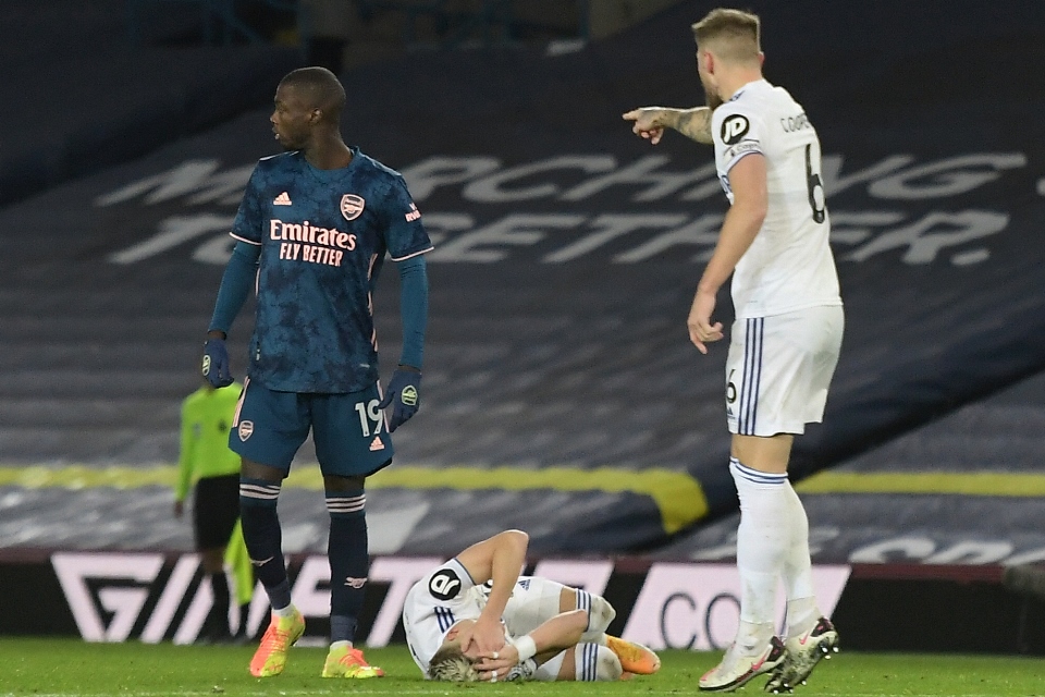 Nicolas Pepe vs Leeds