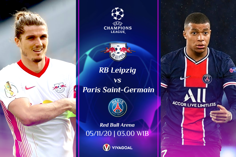 RB Leipzig vs PSG; Prediksi dan Live Streaming Liga Champions