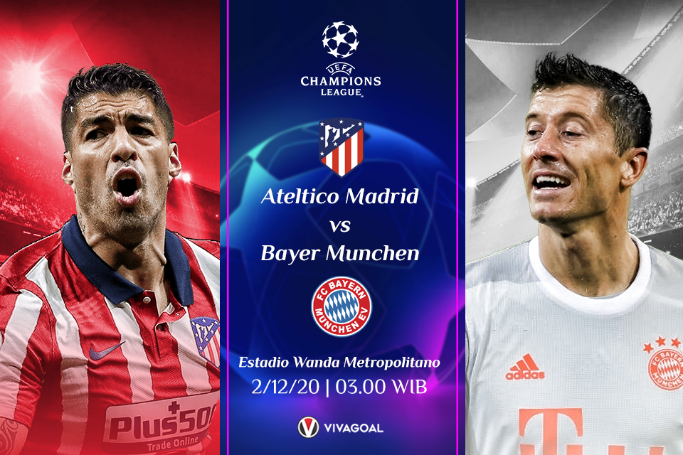 Atletico vs Bayern Munchen: Prediksi Pertandingan dan Link Live Streaming