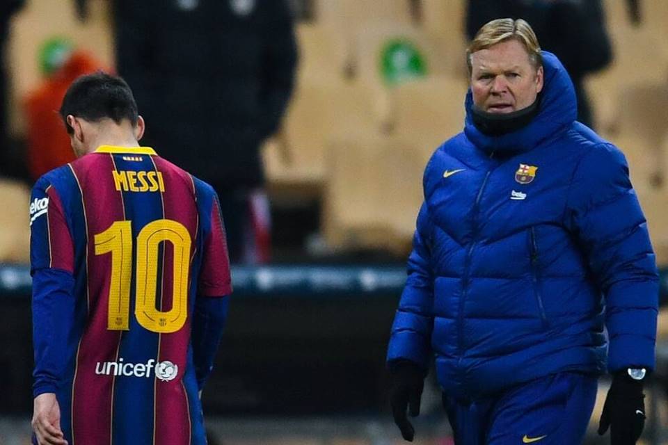 Barcelona Terus Andalkan Messi, Koeman: Tim Tak Bisa Terus Bergantung pada Pemain Terbaik