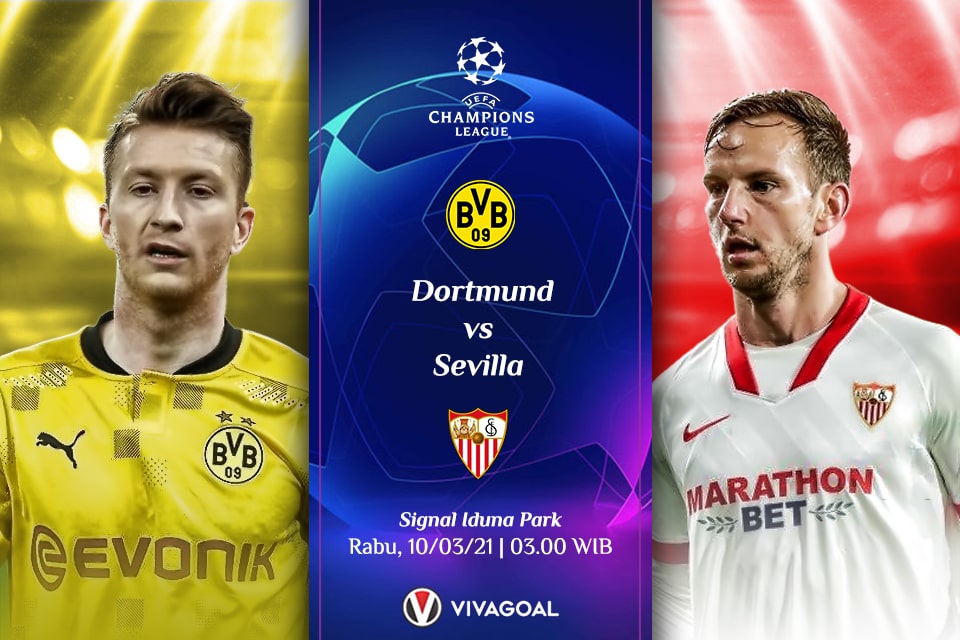 Preview 16 Besar Liga Champions: Dortmund vs Sevilla