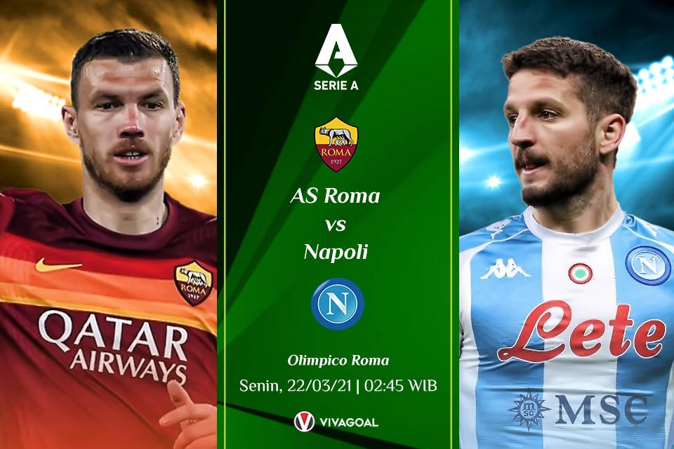 Prediksi AS Roma vs Napoli: I Lupi Inferior Atas Partenopei