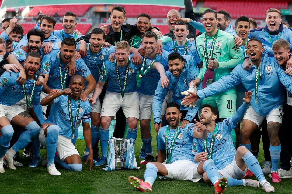 Trofi Liga Inggris Pembuka Jalan Man City Raih Treble Musim Ini