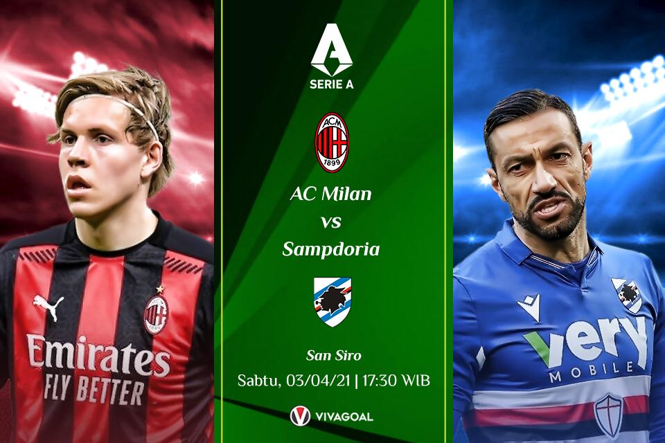 tail Night spot Money lending AC Milan vs Sampdoria: Prediksi dan Live Streaming - Vivagoal.com