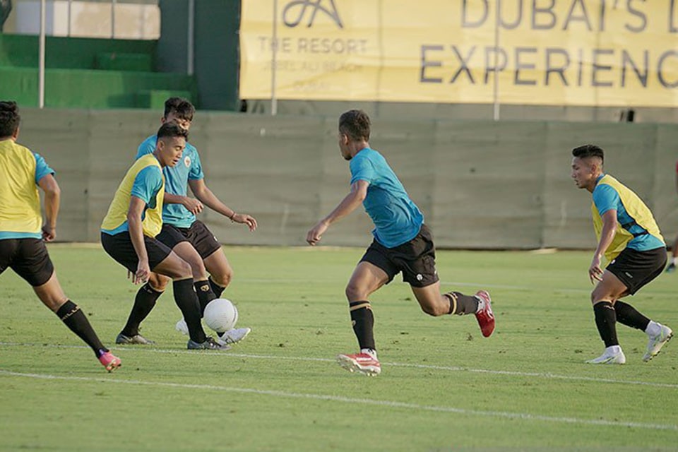 Enam Pemain Timnas Dapat Sesi Latihan Ekstra