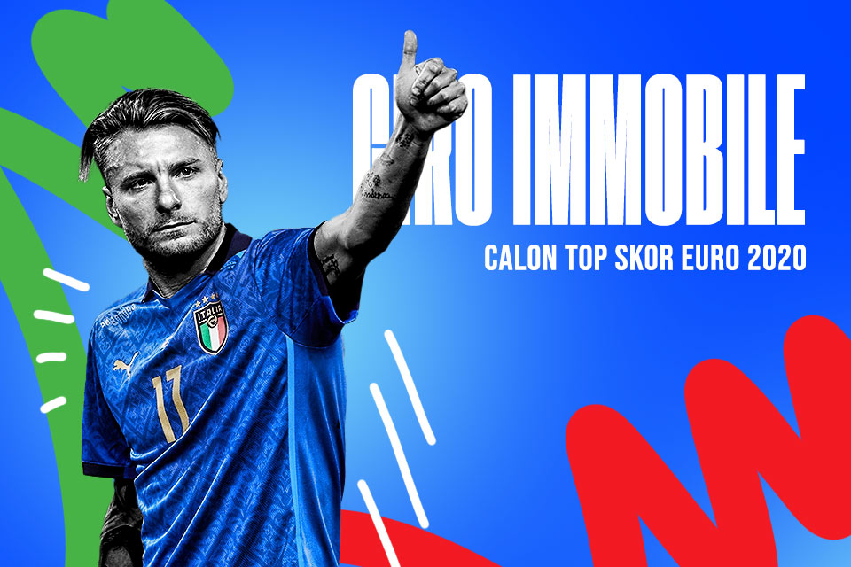 Ciro Immobile Bakal Menjadi Calon Kuat Top Skor Euro 2020