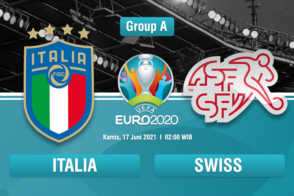 Prediksi Italia vs Swiss: Italia Unggul Jauh