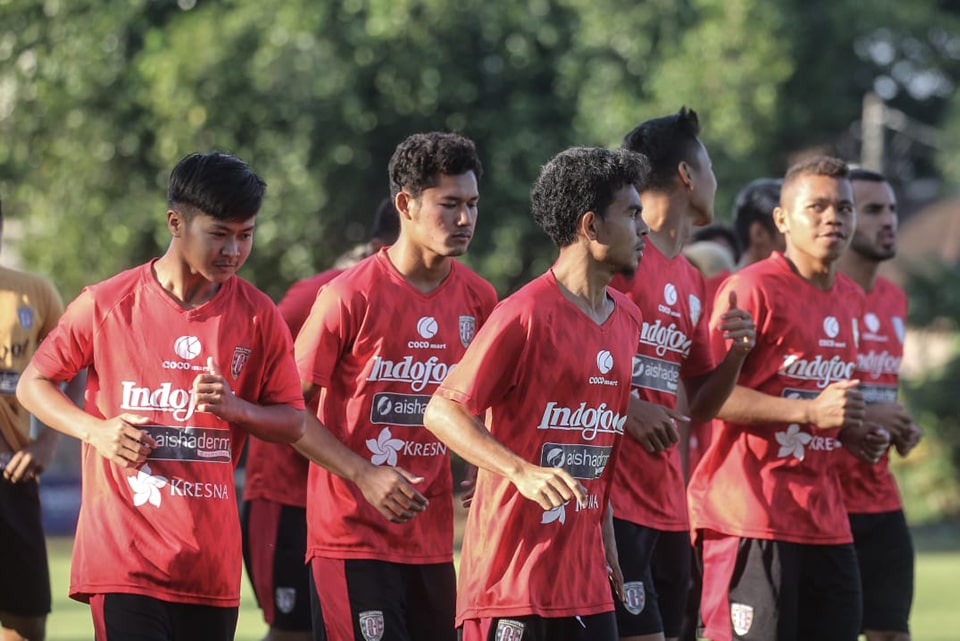 Latihan Bali United Tidak Terganggu Dengan Penundaan Kompetisi