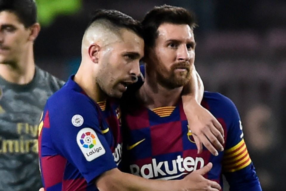 Jordi Alba Bantah Jadi Penyebab Kepergian Lionel Messi dari Barcelona