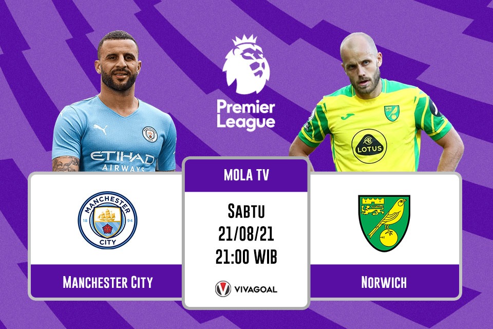 Manchester City vs Norwich: Prediksi dan Link Live Streaming