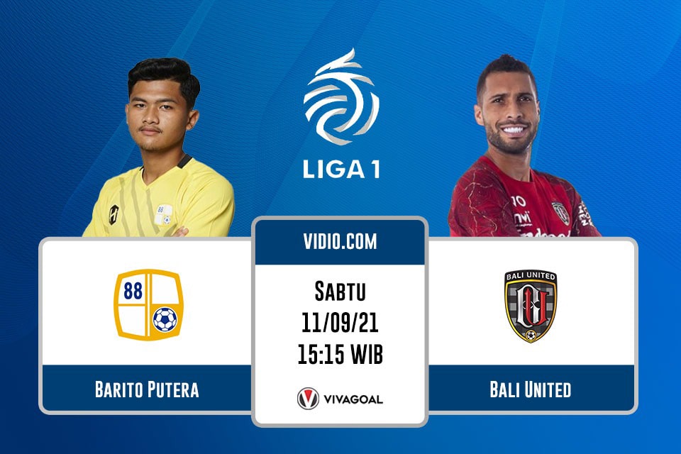 Barito Putera vs Bali United: Prediksi dan Link Live Streaming