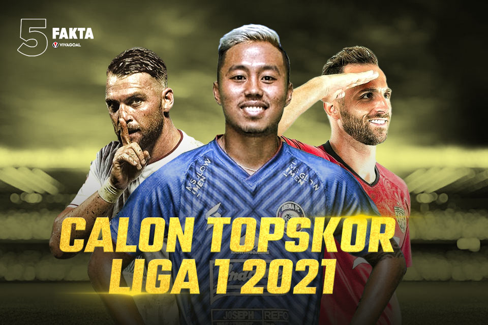 5 Fakta Calon Topskor Liga 1 2021/22